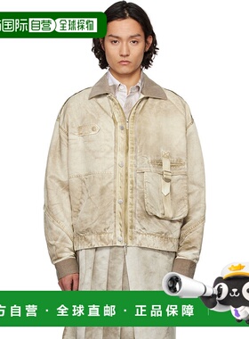 1h可退 潮奢 Feng Chen Wang 男士 灰色 Sandwashed Nylon 夹克 F