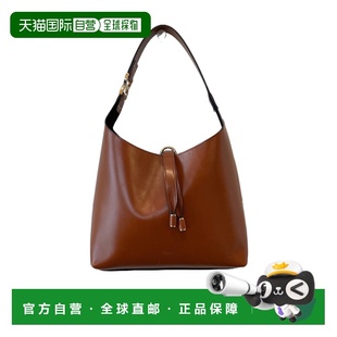 棕色 CHLOÉ AW2024 C24AS629N5726M 徽标单肩包 女士斜挎包
