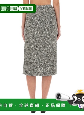 TORY BURCH 女士半身裙 170830002 AW2025 灰色 Tory Burch Tweed