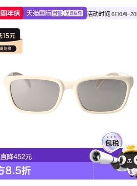 MONCLER 女士太阳镜 0ME800250028V SS2025 白色 Slicka Sunglass