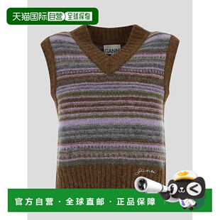 女士针织衫 Embroidered K23562662838 花色 stretc SS2025 GANNI