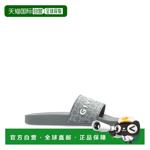GIVENCHY 男士凉鞋 BH301TH1UC030 SS2025 灰色 圆头拖鞋