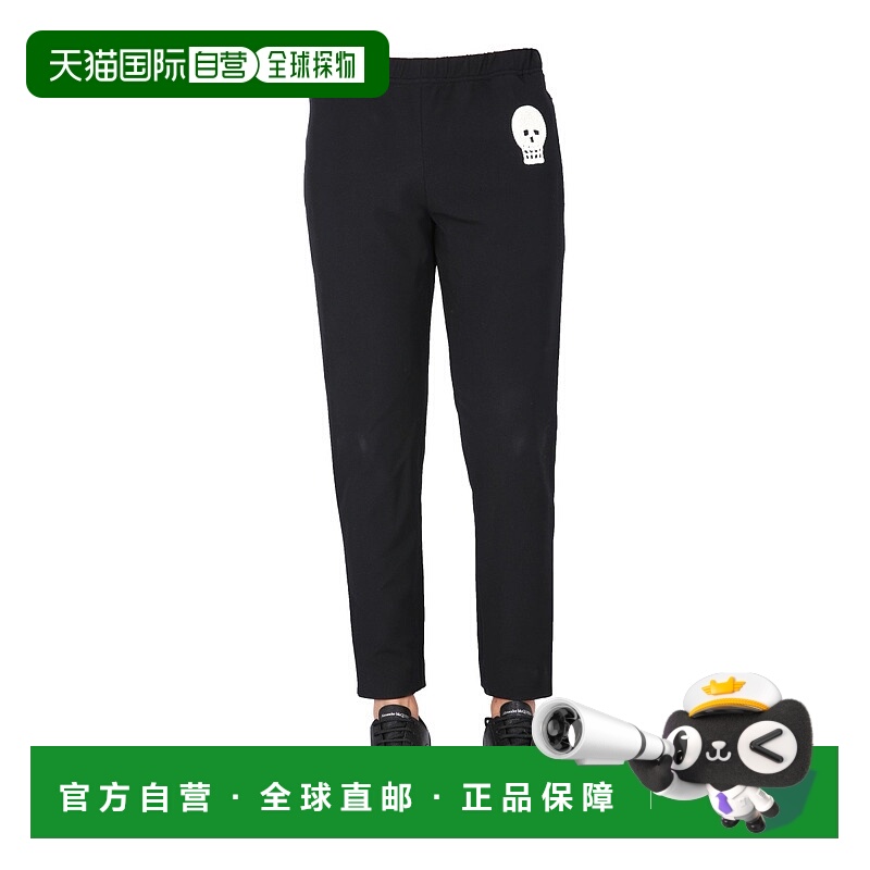 1h可退 ALEXANDER MCQUEEN 男士休闲裤 666211 AW2021 黑色