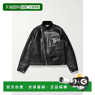 1h可退 潮奢 Sacai 男士 + Carhartt WIP 棉质灯芯绒饰边皮革夹克