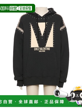 VALENTINO 男士卫衣  VMF28NB1J0NO AW2025黑色长袖