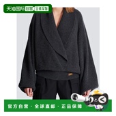 潮奢 蝙蝠袖 Balmain 1h可退 巴尔曼 女士 開領羅紋針織毛衣 FF0KJ