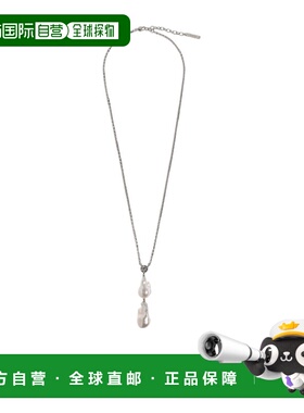 GIVENCHY 女士项链 BF00SNF05M132 SS2026 银色 Pearl necklace