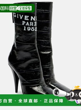 1h可退 潮奢 Givenchy 纪梵希 女士 Sliced 方形漆皮短靴