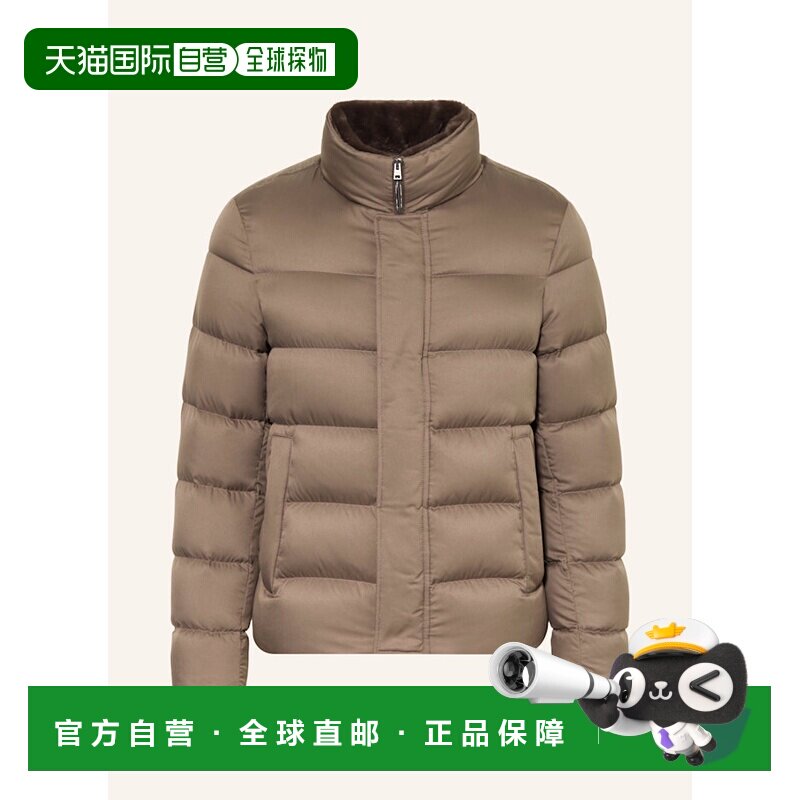 HERNO 男士夹克 100162538012000 CO 浅棕色 Down jacket with de图片