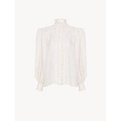 CHLO&Eacute; 女士衬衫 CH25WHT40323107 AW2025 浅棕色泡泡袖