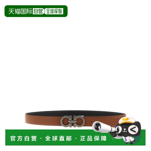1h可退 SALVATORE FERRAGAMO 男士腰带 786347NERO AW2025皮带