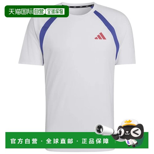 ADIDAS 男士户外T恤 KT4862BIANCO CO 白色 T-SHIRT UOMO RUNNING