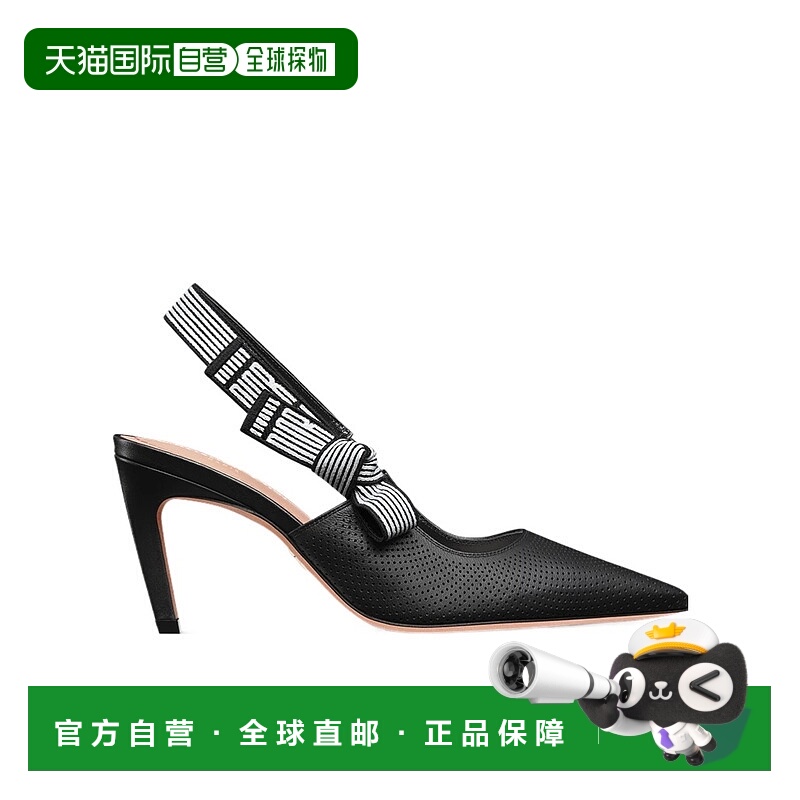 1h可退 dior 女士 凉鞋迪奥高跟蝴蝶结细高跟高跟鞋单鞋