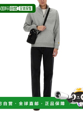 CARHARTT WIP 男士卫衣 I03366500MXX-0 CO 灰色 HALF ZIPPER SWE