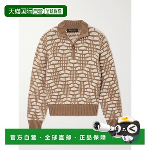 Piana Loro 诺悠翩雅 女士 FAO620 1h可退 提花针织驼绒毛衣 潮奢