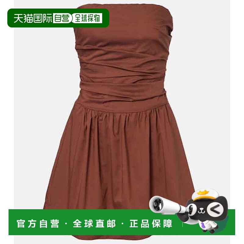 1h可退 潮奢 FAITHFULL THE BRAND 女士 Vera 无肩带棉质迷你连衣