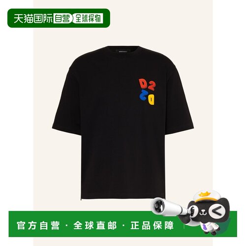 DSQUARED2 男士T恤 100318368813000 CO 黑色 T-shirt男装