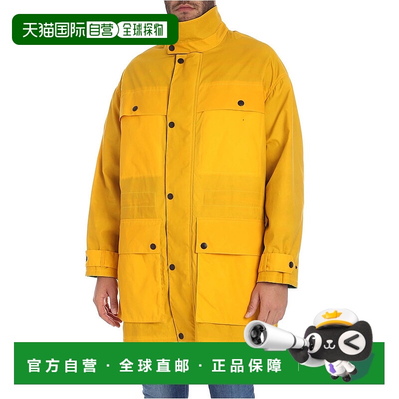 1h可退 KENZO 男士大衣 5OU2051MH39 AW2018 黄色 Yellow fabric