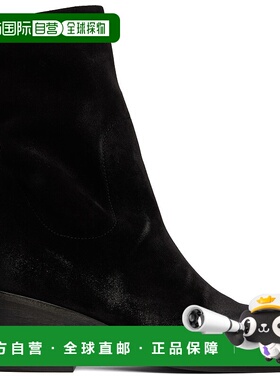 1h可退 潮奢 marsell 女士 黑色 Cassello 踝靴 MW6665P024女靴