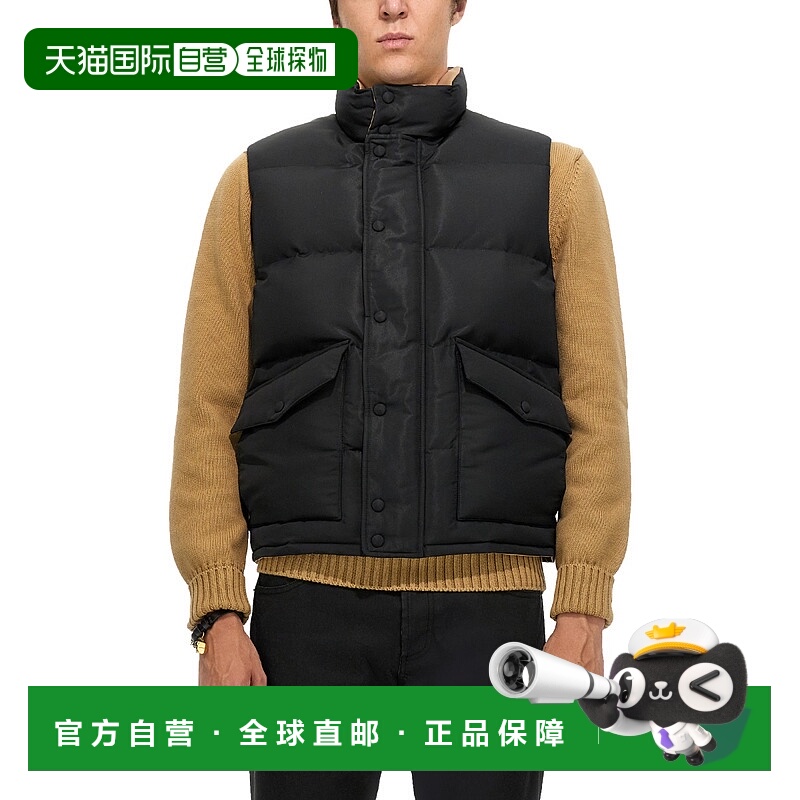 1h可退 ALEXANDER MCQUEEN 男士马甲 682881 AW2022 黑色
