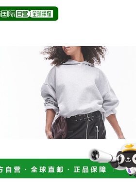 1h可退 潮奢 Topshop 女士 仿皮骑士迷你半身裙(黑色)a字裙