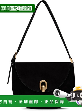 1h可退 潮奢 SAVETTE 女士 黑色小号 Tondo 单肩包 H0080303