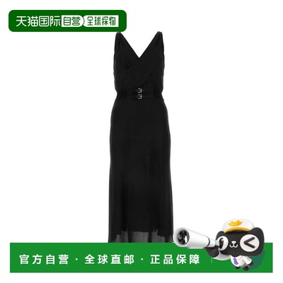 1h可退 潮奢 Prada 普拉达 女士 Sable V 领连衣裙 P3N06RSOOO1ZY