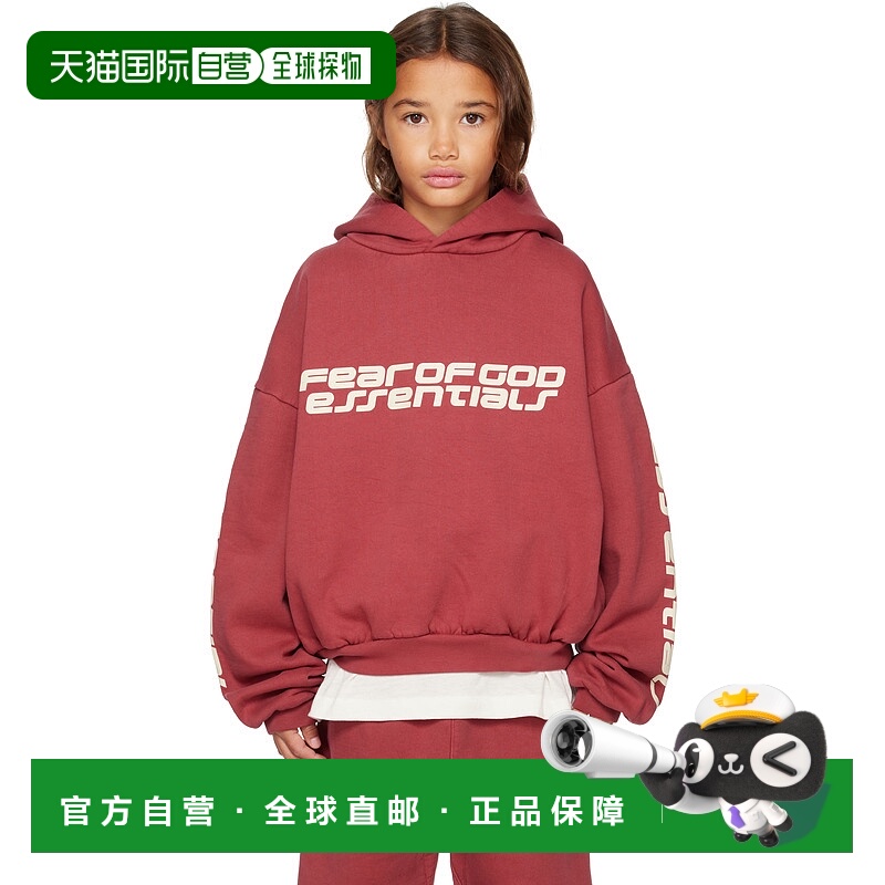1h可退 潮奢 essentials fear of god 男童 红色 Holiday 系列 Em