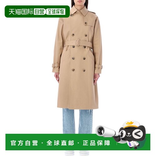 1h可退 A.P.C. 女士风衣 F01150COZBABAA SS2023 棕色 Apc RAINCO