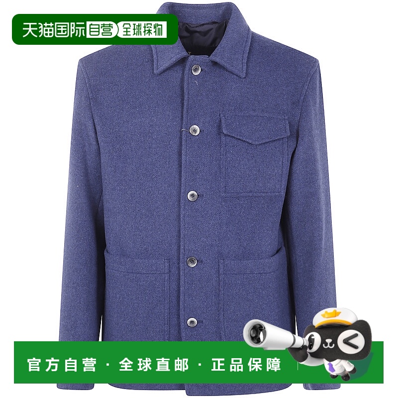 1h可退 HERNO 男士夹克 FI000138U33475R9250 AW2025 蓝色