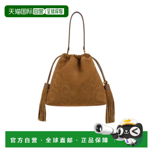 1h可退 ETRO 女士手提包 WP1B0039AE11MY9765 AW2026 棕色 带贴布