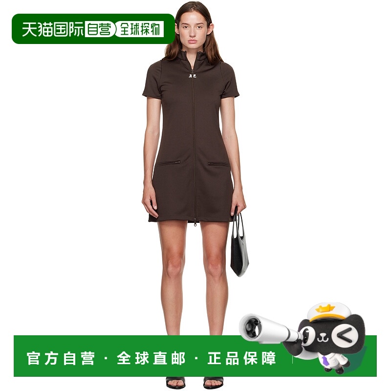 1h可退 潮奢 Courreges 女士 棕色 Interlock Tracksuit 连衣裙 3