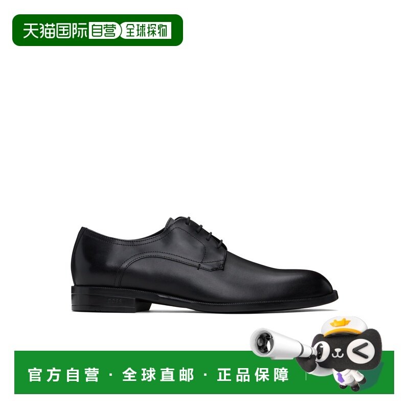 BOSS HUGO BOSS 男士商务正装鞋 CO黑色皮鞋德比鞋 50541701001,流行男鞋,正装皮鞋,淘宝优惠券,粉丝福利购,淘宝优惠卷