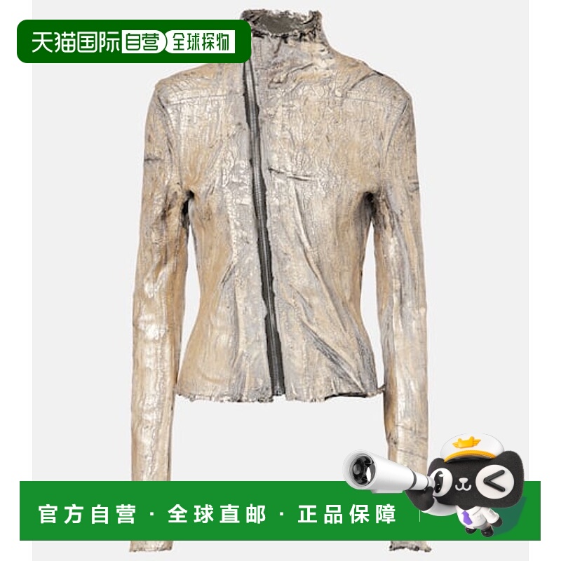 1h可退 潮奢 Rick Owens Lilies 瑞克 欧文斯 女士 Gary 涂层牛仔
