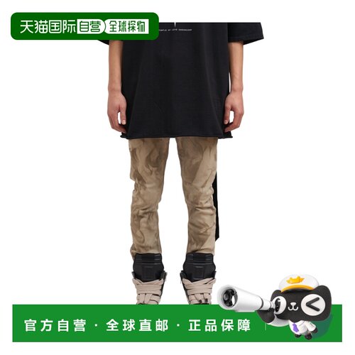 RICK OWENS DRKSHDW 男士直筒裤牛仔裤 DU01F4366SDST34
