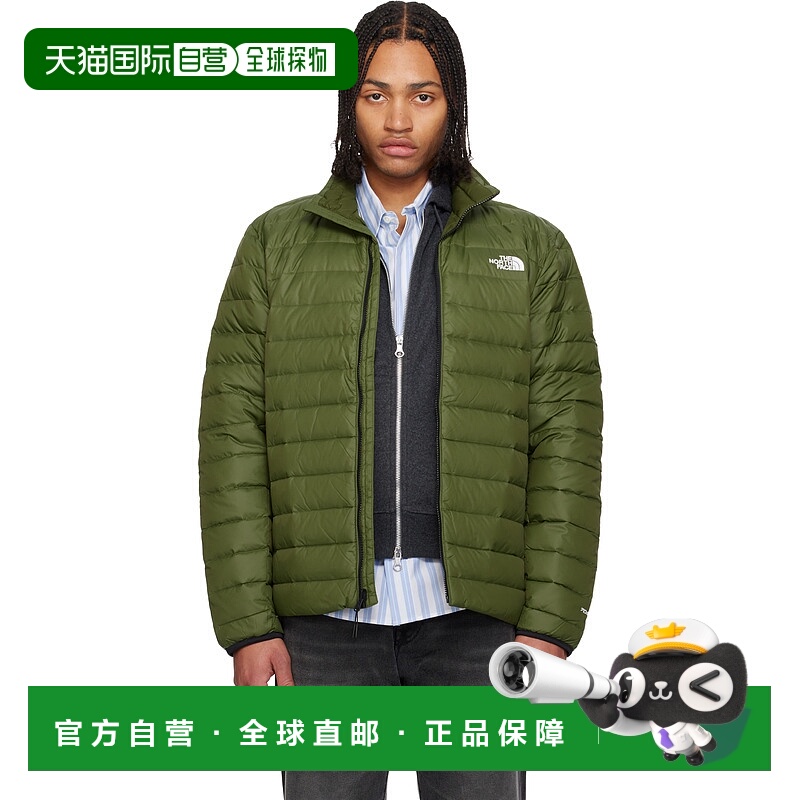 潮奢 the north face 北面 男士 绿色 Classic 羽绒夹克 NF0A8D1U