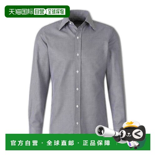 TOM FORD 男士衬衫 HSBC01C0047NWABLACKWHITE AW【付后1h可退】