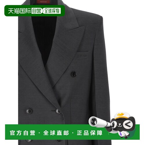 GUCCI 女士西服 830493Z7AO21505 SS2025 黑色 Graphite wool bla