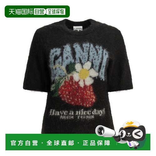 GANNI 女士T恤 A1050226099BLACK099BLACK AW2026