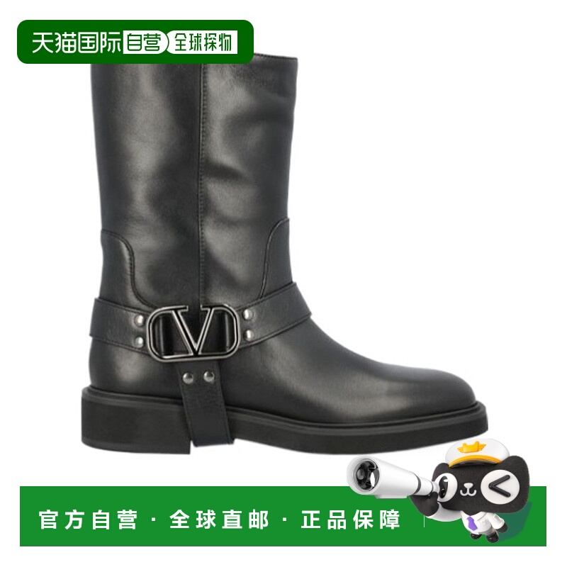 1h可退 VALENTINO 女士高跟鞋 WS0JK6KZS0NO AW2024 黑色 VLOGO徽