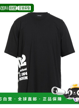 1h可退 潮奢 Dsquared2 二次方 男士 T恤 black黑色 舒适时尚男装