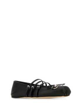 香港直邮GUCCI 女士芭蕾乐福鞋 814318AAEA41000 CO 黑色 Leather