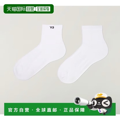 ADIDAS & Y3 女士袜子 JZ6274WHITE AW2025 白色 Y-3 CL SOCK LO