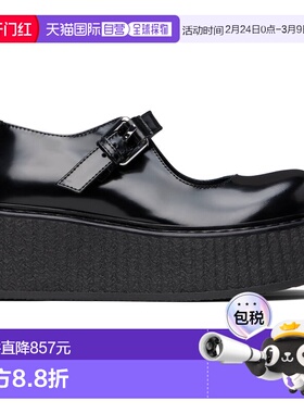 1h可退 潮奢 Moschino 莫斯奇诺 女士 黑色 Olivia 1980 玛丽珍鞋