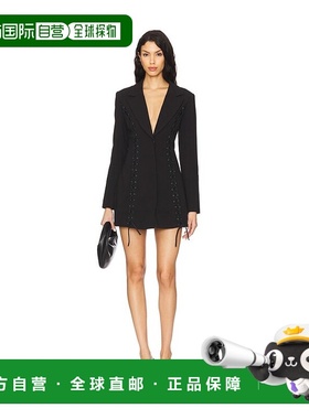 1h可退 潮奢 Bardot 女士 Verity 绑带西装连衣裙 59677DB