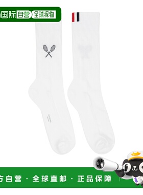 1h可退 奢淘 Thom Browne 网球拍袜子 男 MAS215AY3022