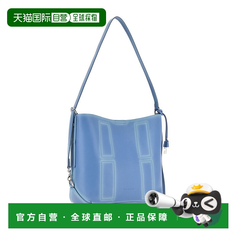 1h可退 HOGAN 女士斜挎包 KBW01RS1200TZPU213 SS2025 蓝色
