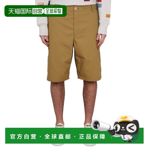 kenzo 高田贤三 男士 徽标短裤 FD55SH2359RT休闲裤工装