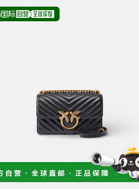 PINKO 女士单肩包 261100074A0GKZ99Q SS2026 黑色 PINKO LOVE ON