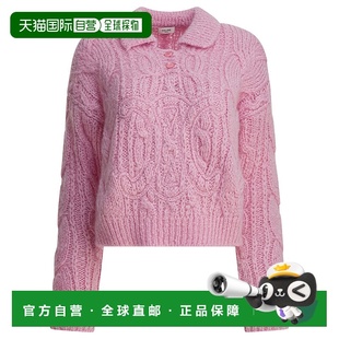 女士针织衫 长袖 2ADMI884Z24BY 粉红色 羊毛毛衣 AW2025 CELINE